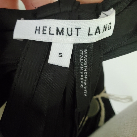 Helmut Lang Black Scoop Neck Halter Knot Tank Top - Picture 9 of 10
